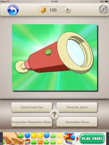 【免費遊戲App】Pics Quiz for Doraemon Edition : Guess trivia about tools and gadgets-APP點子