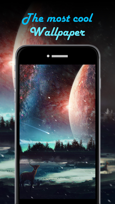 Screenshots of Galaxy Space Wallpapers & Backgrounds - Custom Home Screen Maker with HD Pictures of Astronomy & Planet for iPhone