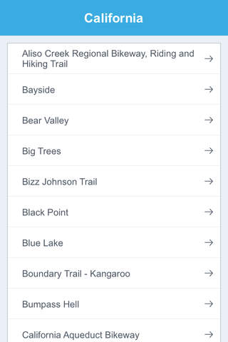 California National Recreation Trails screenshot 2