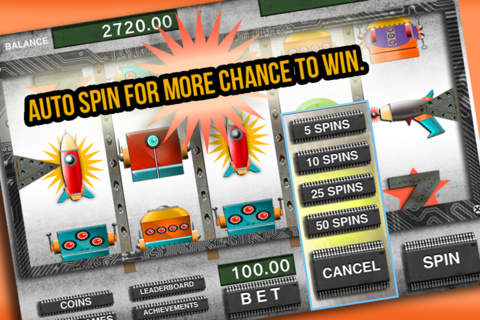 AAA Ace Robotic Slots - Spin Robot to win prize of cyborg optimus prime machine screenshot 2