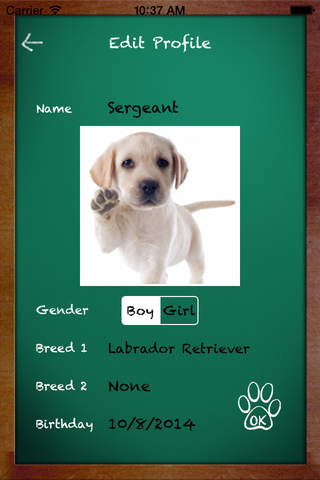 Pee Paws - Puppy Dog Growth and Health Tracker screenshot 3