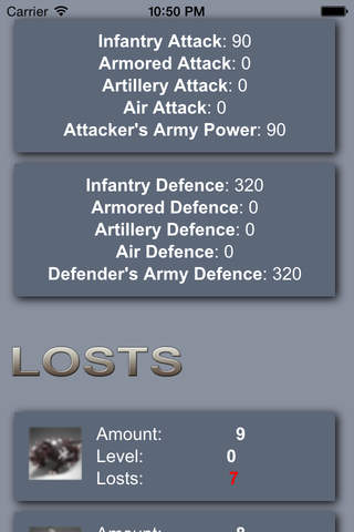 Army Calculator for Total Domination screenshot 2