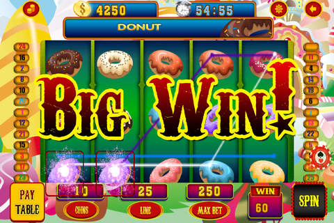 Donut Cookies & Sweet Jam Slot Machine (777 Jackpot Journey) Pro screenshot 2