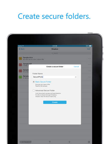 【免費生產應用App】Folder Cryptor for Dropbox-APP點子