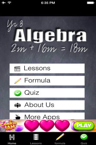Algebra Introduction (Year 8 Mathematics) screenshot 2