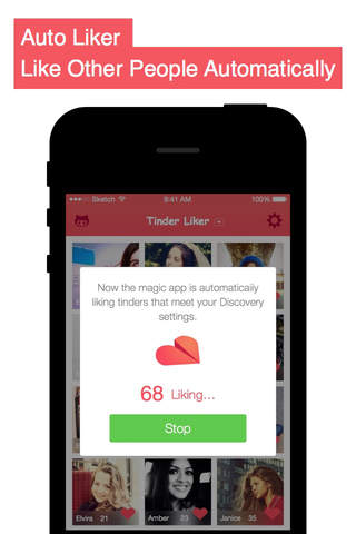 Dating Now for Tinder  - Auto Liker Tool To Match Up New People And Hangout For Free screenshot 4