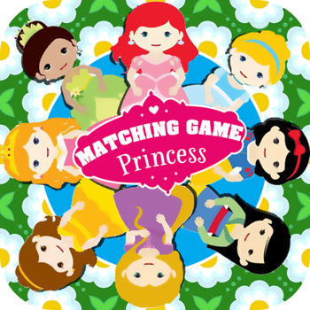 Princess Matching Game Free - Improve Kids Memory with Princess and Girl Fashion LOGO-APP點子