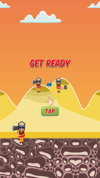 【免費遊戲App】Axe Run - Max The Lumber Jack Timberman-APP點子