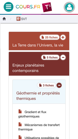 【免費教育App】Cours.fr TS-APP點子