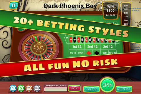 Dark Phoenix Bay Treasure Roulette - FREE - Pirate Bounty Vegas Casino Game screenshot 4
