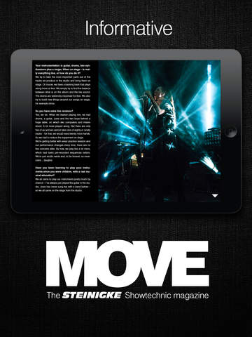 免費下載娛樂APP|MOVE - The Steinigke Showtechnic magazine 01/15 app開箱文|APP開箱王