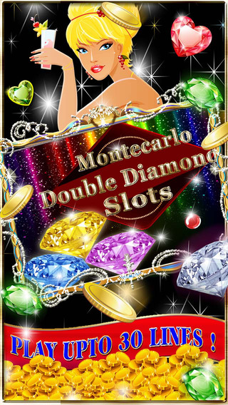 Monte Carlo Double Diamonds Slots FREE- Win Mega Bonus Game in