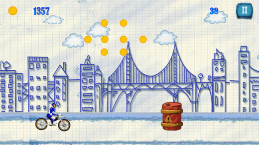 【免費遊戲App】Doodle Stickman Dirt Biker : Crazy Freestyle Motobike Stuntman FREE-APP點子