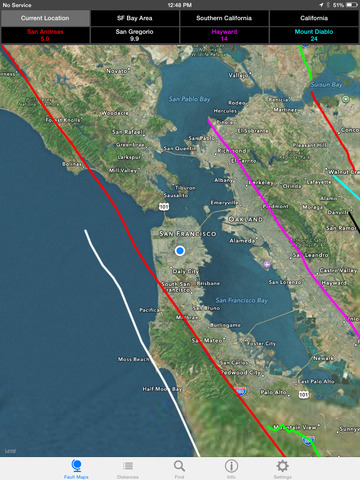 【免費天氣App】California Earthquake Faults-APP點子