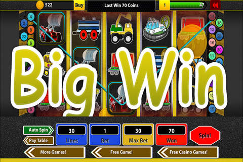 Bulldozer Slot: City Casino Slots Machines Games for Free screenshot 2