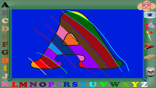 【免費遊戲App】ABC Paint Alphabet Letters Magical Coloring Pages Game-APP點子