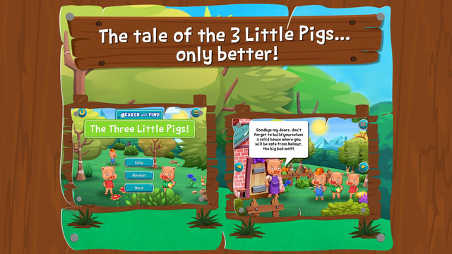 The Three Little Pigs - Search and find