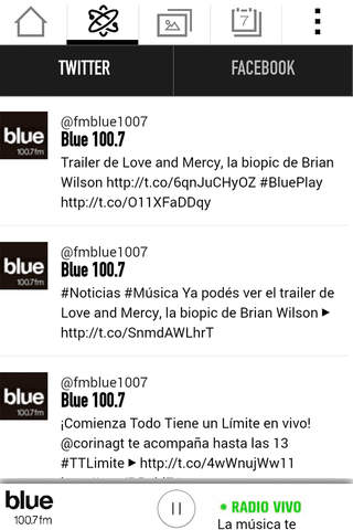 Blue 100.7 FM screenshot 2