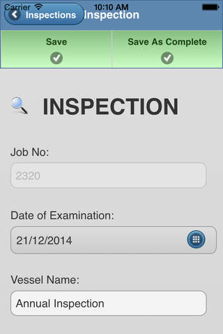 Tees Valley Lifting Inspection System screenshot 2