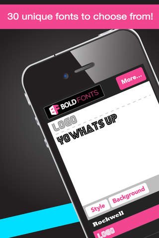Double Tap with Bold  Fonts & Typography screenshot 3