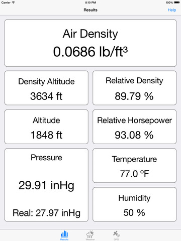 免費下載運動APP|Air Density Meter - Relative Air Density & Density altitude calculator - Aerometer - For engine jetting, dyno horsepower calculation, drag, aviation, trekking, climbing & trail mountain app開箱文|APP開箱王