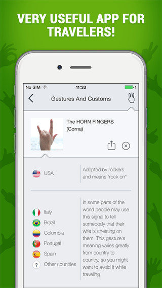 免費下載旅遊APP|Gestures And Customs app開箱文|APP開箱王