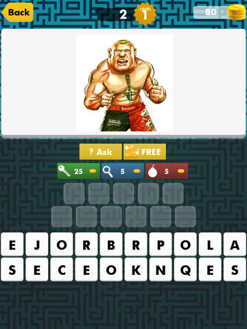 【免費遊戲App】Guess The Wrestler Quiz~WWE Eddition-APP點子