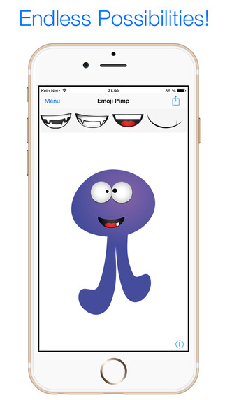 免費下載娛樂APP|Emoji Pimp - Designer to create own, unique High Quality Emoticon app開箱文|APP開箱王