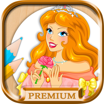 Paint and color princesses - Educational game for girls princesses fingerprinting - PREMIUM 娛樂 App LOGO-APP開箱王