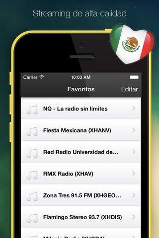 Radio Mexico - Lite screenshot 2