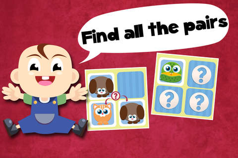 Baby Tommy Pets Cartoon with animal puzzles screenshot 3