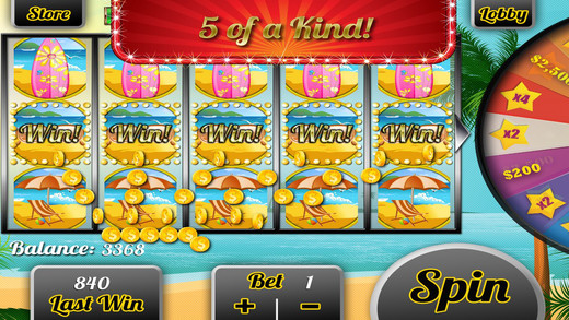 【免費遊戲App】`` 777 `` Jackpot Beach Vacation Journey Casino Games - Play Roulette Bingo & Lucky Slots Party Free-APP點子