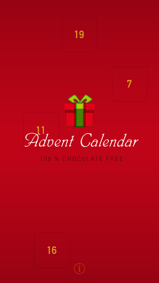 Advent Calendar 100 Chocolate Free