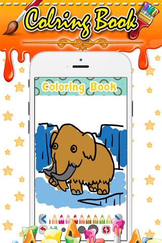 dinosaur coloring page for kids screenshot 3