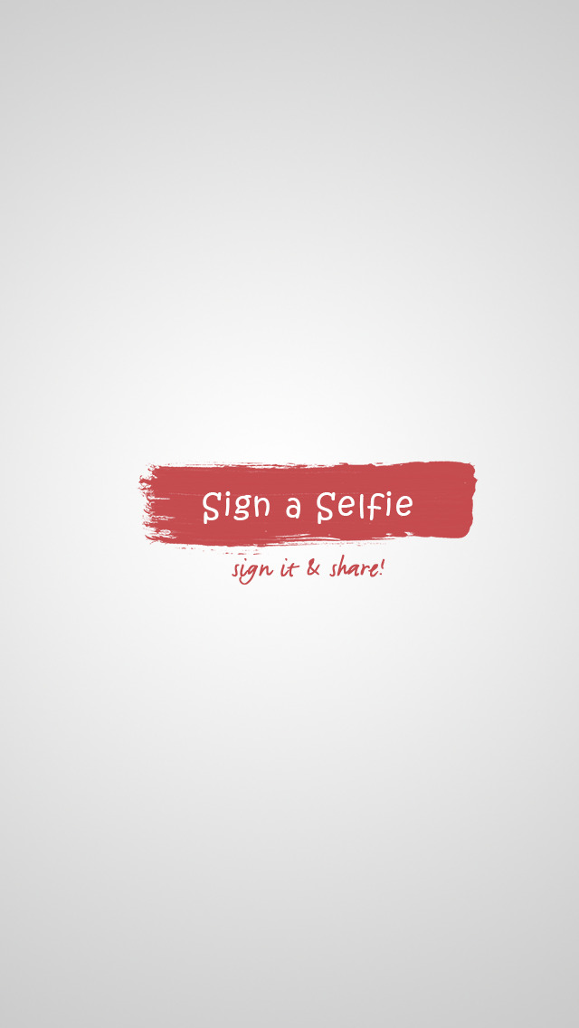 instagramlive | Sign a Selfie - ios application