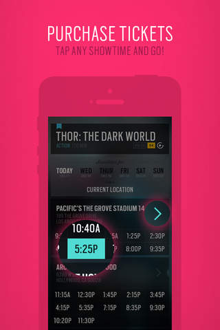 Movie Swing - Trailers, Showtimes, Text a movie night to friends screenshot 3
