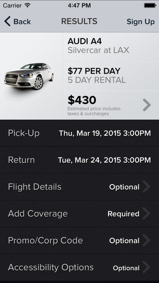 【免費旅遊App】Silvercar - Car Rental The Way It Should Be-APP點子