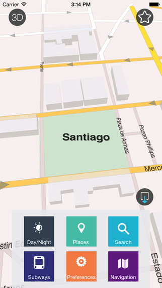 【免費交通運輸App】Santiago de Chile 2 - Mapas Offline-APP點子