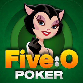 Five-O-Poker HD Five-O Poker: Free Live Heads Up Card Game Play 5 poker hands at once LOGO-APP點子