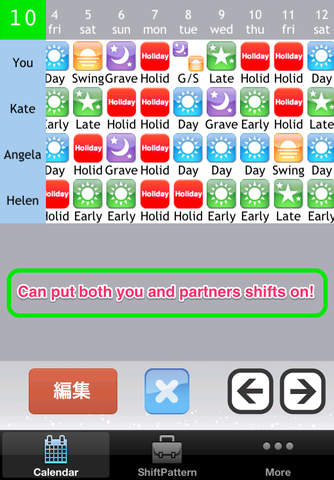 Shift Planning Calendar Pro screenshot 3