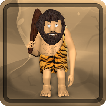 Hungry Dude - Free Game - Let's go back to the prehistoric age, and look how the caveman survive LOGO-APP點子