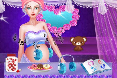 Crystal Mommy's Magic Baby - Pretty Princess Warm Diary/Cute Infant Care screenshot 3