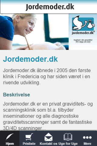 Jordemoder.dk screenshot 2