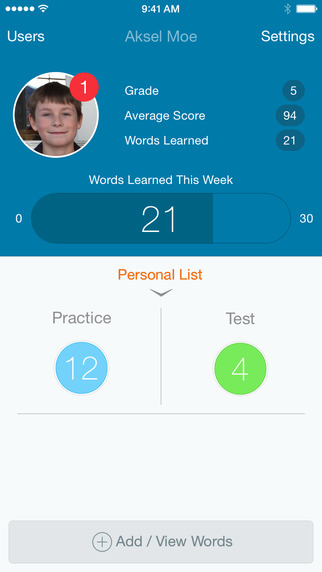 Spelling Pro Cloud - Practice Test and Review over 6000 recorded words