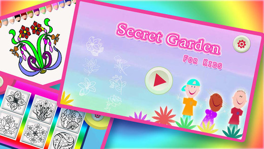 Secret Garden - Wonderful Colouring Book For Kids