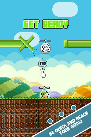 Tiny Copter - Swing pass between pipes screenshot 2