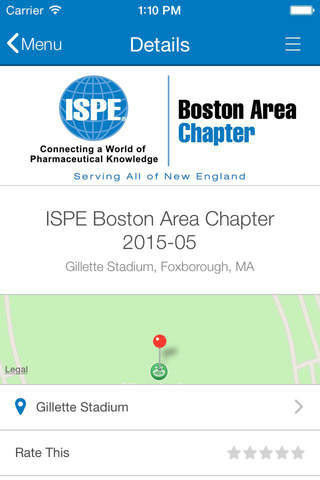 ISPE Boston Area Chapter screenshot 2
