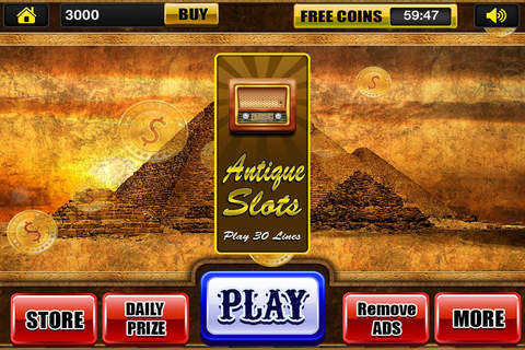 AAA Pharaoh's Antique Gold in Vegas Fortune Slots Casino Games Free screenshot 3
