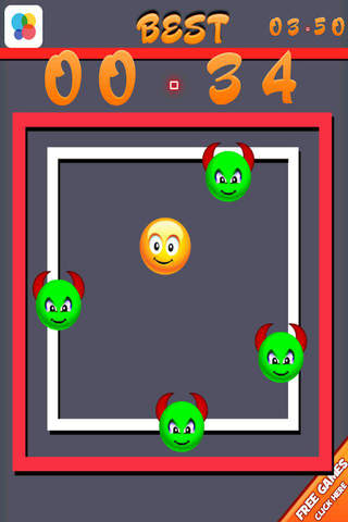 Angry Emoji Dodge Game - Dome of Death Escape- Free screenshot 2