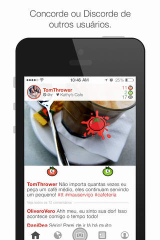 Throw Tomatoes - Cool and Fun Social Sharing App screenshot 3